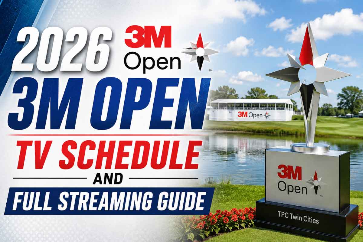 TPC Twin Cities golf course ahead of the 2026 3M Open TV schedule coverage