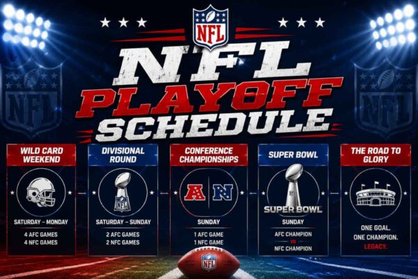 NFL Playoff Schedule graphics