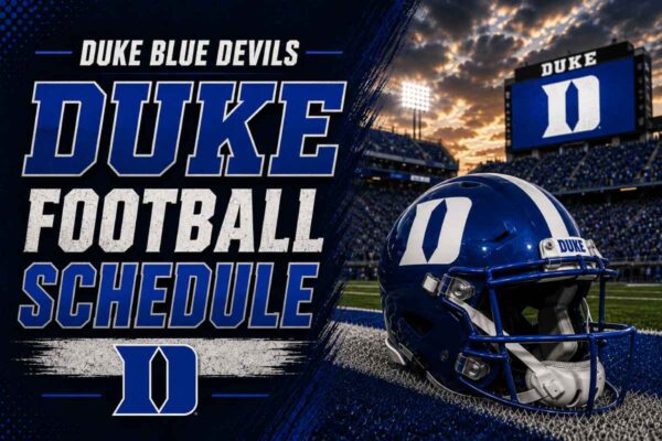 duke blue devils football schedule with helmet