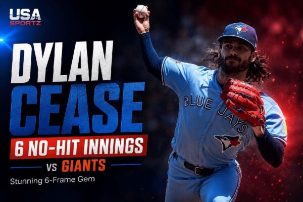 Dylan Cease delivers a pitch during his Dylan Cease no-hit innings Giants outing at Oracle Park