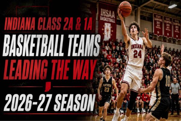Gainbridge Fieldhouse during the 2026 Indiana 2A 1A basketball teams state championships