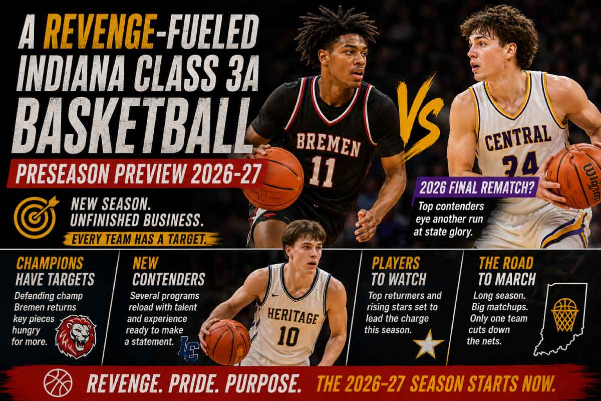 A Revenge-Fueled Indiana Class 3A Basketball Preseason Preview 2026-27