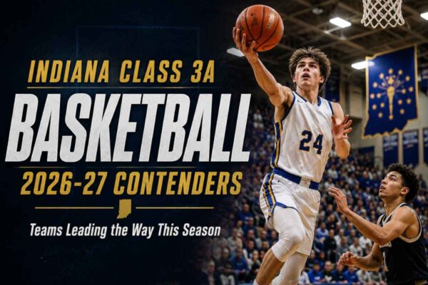 Gainbridge Fieldhouse during the 2026 Indiana Class 3A basketball teams state championship