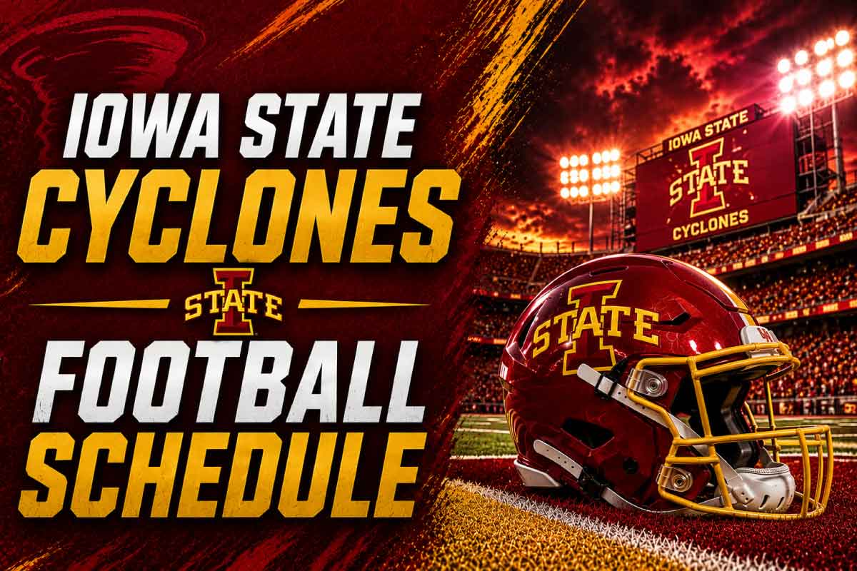 iowa state cyclones football schedule with helmet