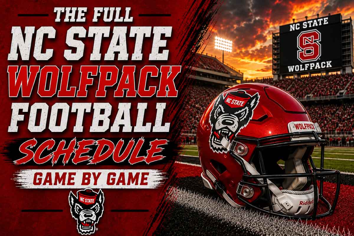 nc state wolfpack football schedule with helmet