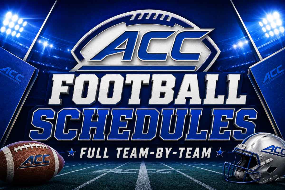 ACC Football Schedules