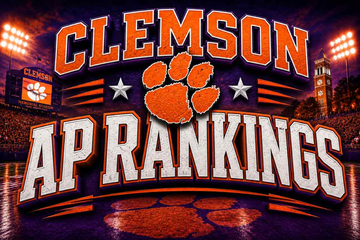 Clemson AP rankings
