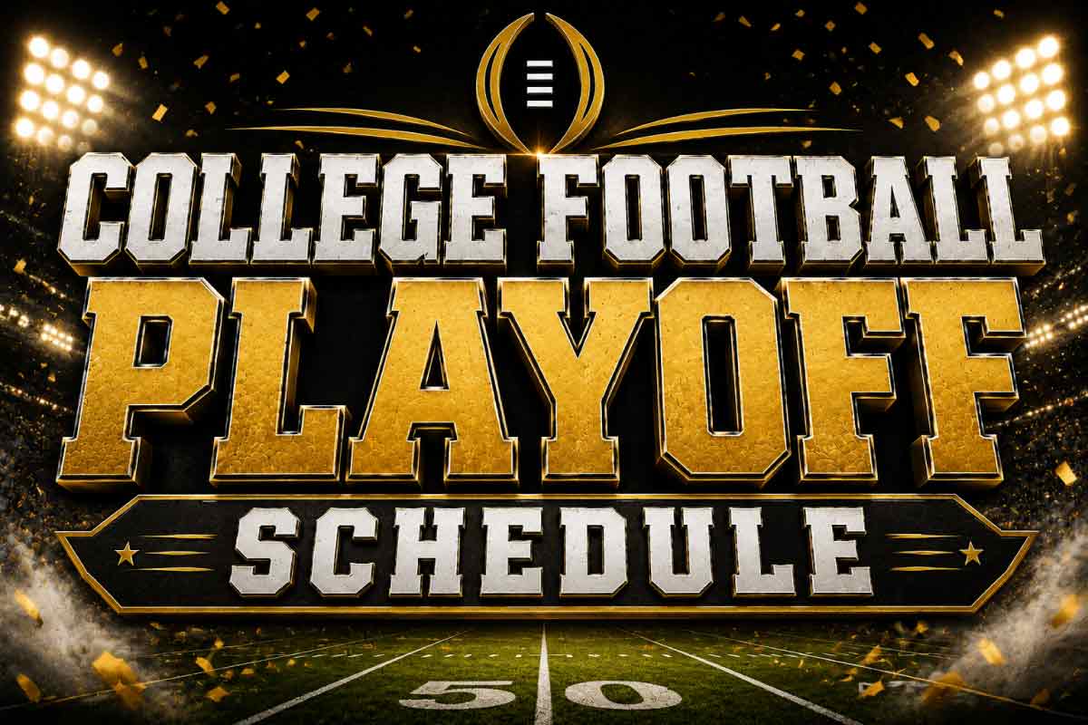 College Football Playoff Schedule graphic