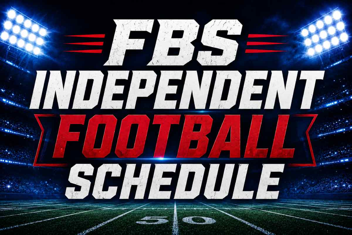 FBS Independent Football Schedule