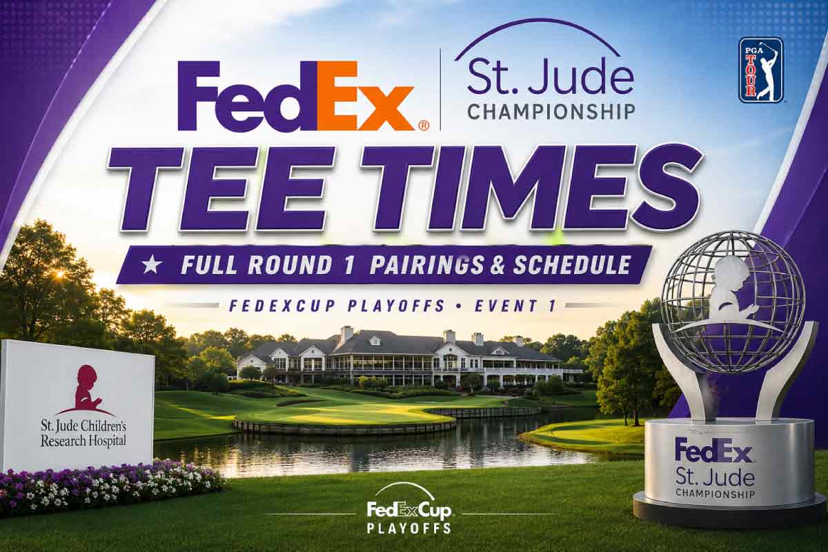 FedEx St. Jude Championship tee times