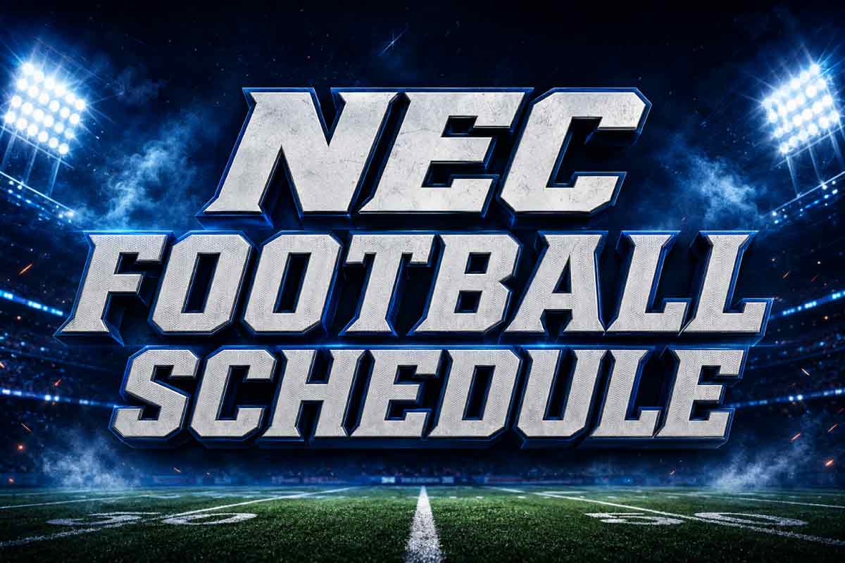 The Full 2026 NEC Football TV Schedule on ESPN+ and Regional Networks