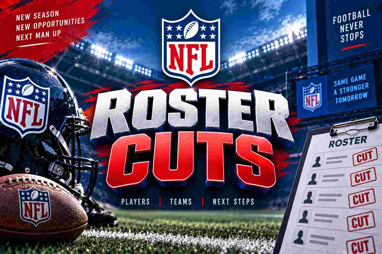 2026 NFL Roster Cuts: Tracking All 32 Teams’ Final Moves