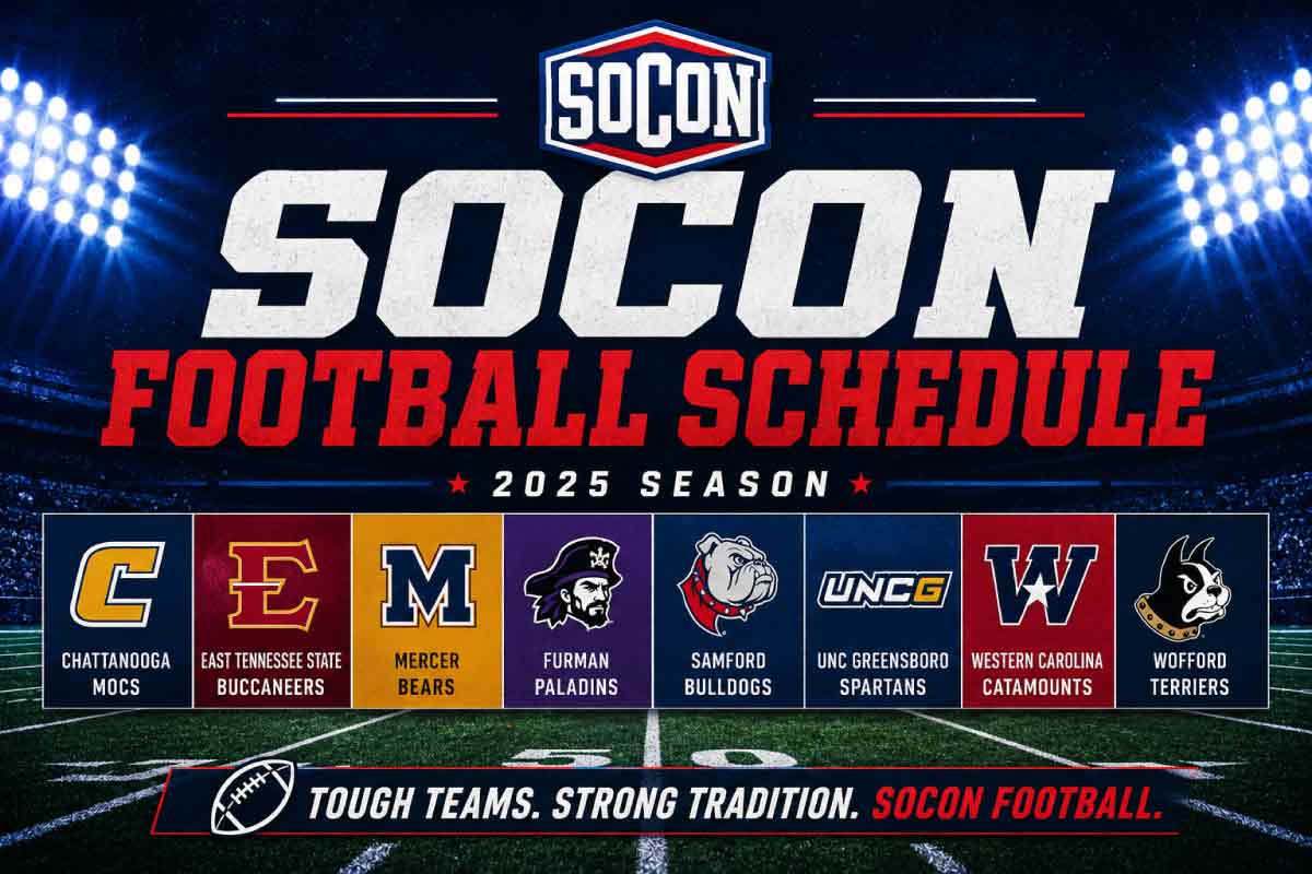 SoCon Football Schedule