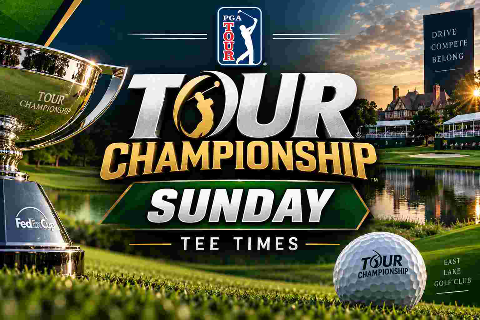 Tour Championship Sunday tee times