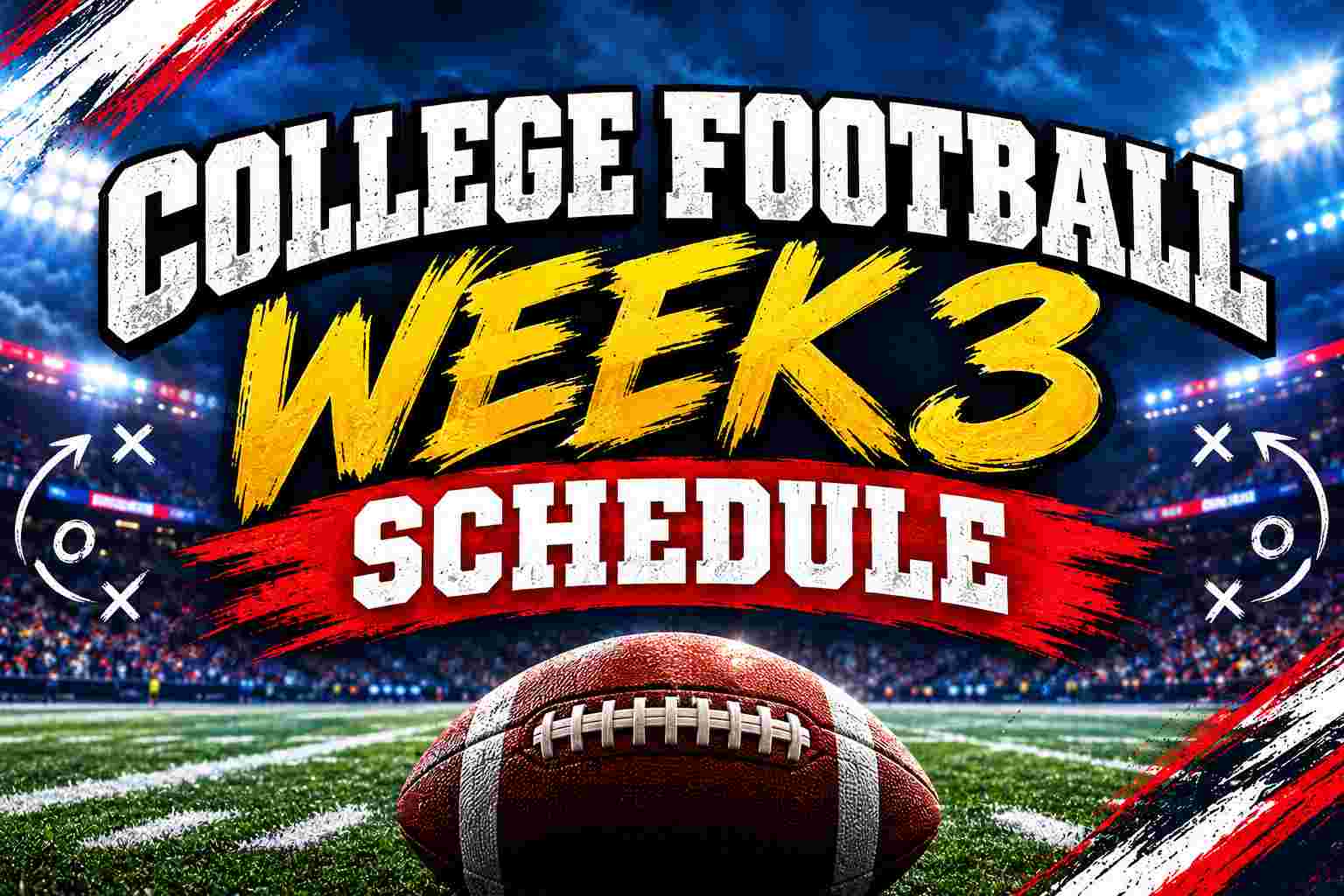2026 College Football Week 3 Schedule: Dates, Times and How to Watch