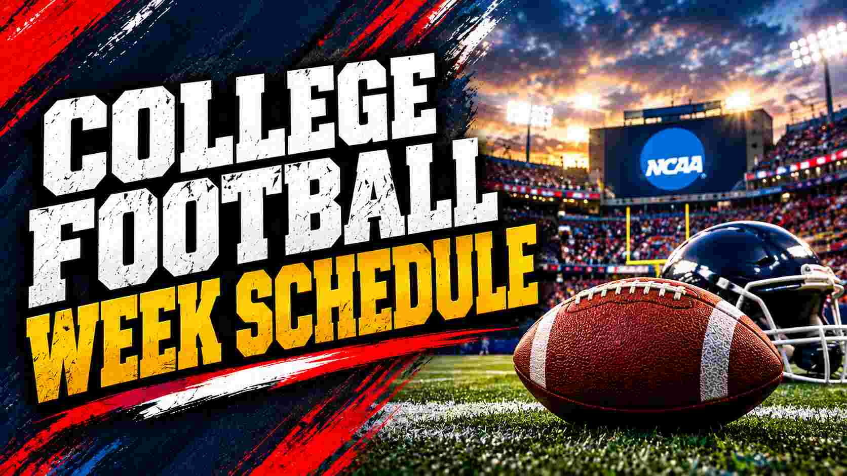 College Football week Schedule
