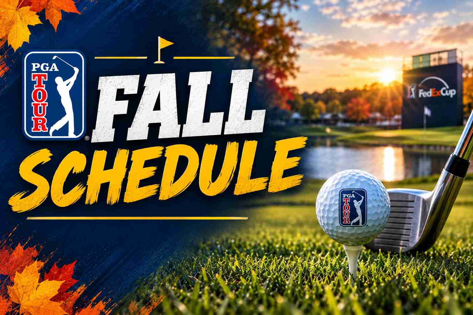 PGA Tour Fall Schedule