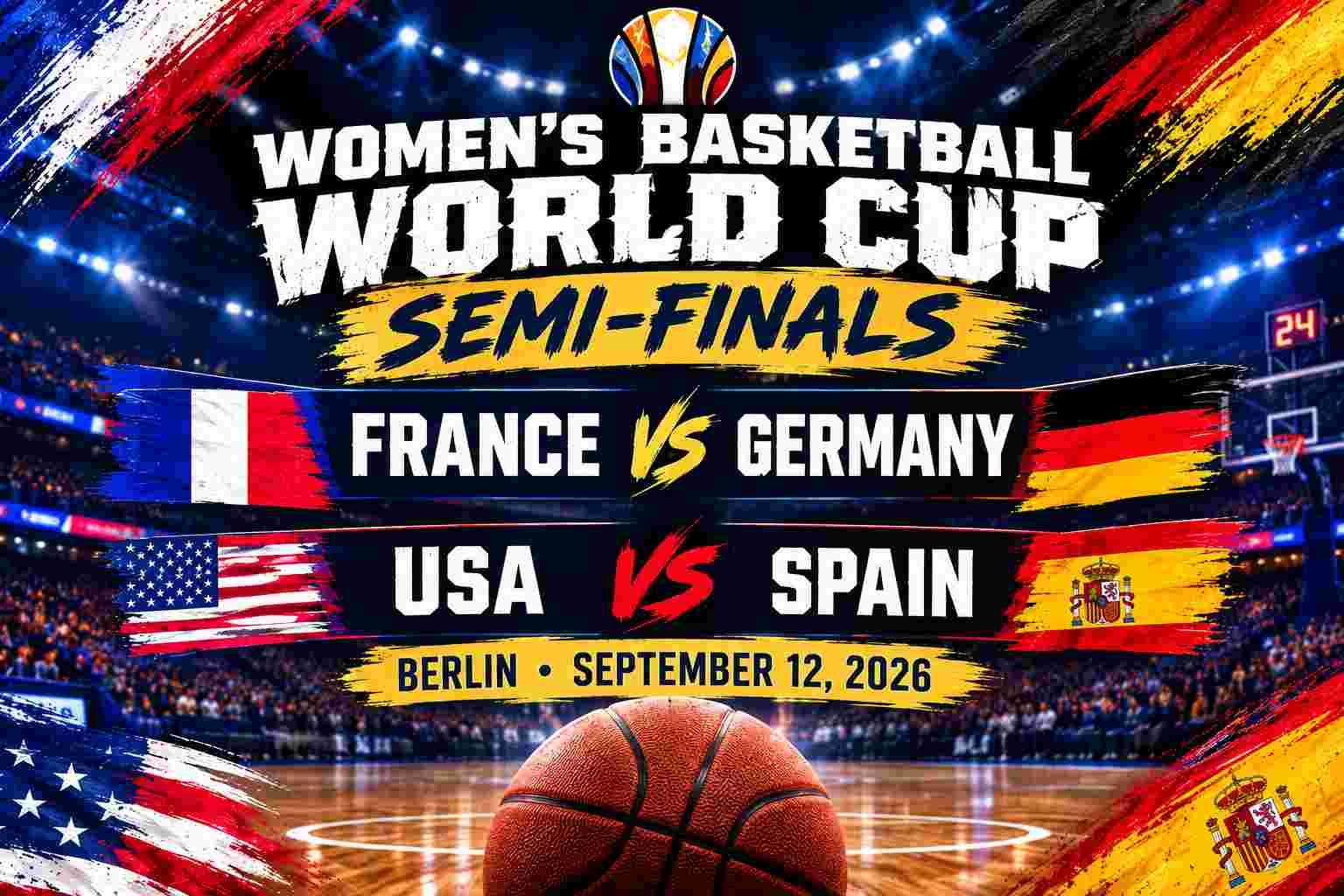 2026 FIBA Women’s Basketball World Cup Semi-Finals: Schedule, Times, Teams and How to Watch
