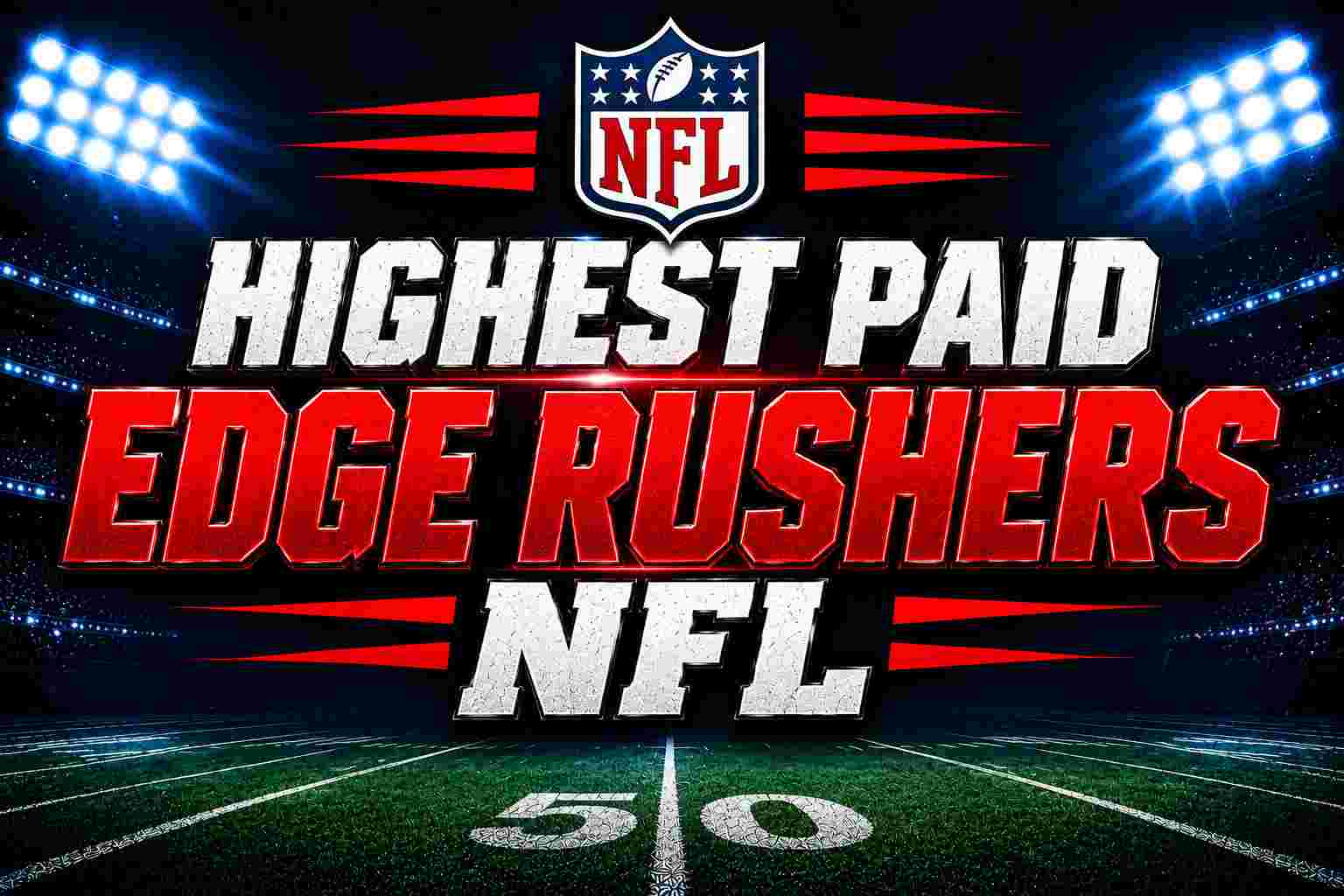 Highest Paid Edge Rushers NFL in 2026, Anderson Jr. Leads Parsons and Watt