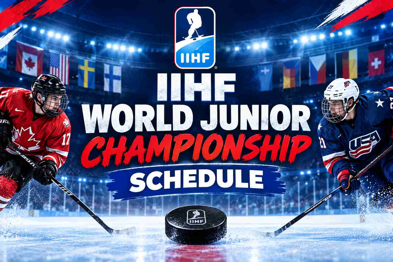 2027 IIHF World Junior Championship Schedule: Full Games, Venues and Times